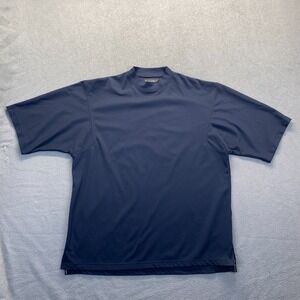 FootJoy‎ FJ  Shirt Mens Large Golf Polo Blue Stretchy Athletic Loose Relaxed Fit